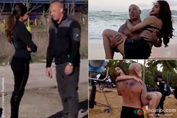 ‪Caught On Camera: Deepika Padukone - Vin Diesel's Sizzling Chemistry From XXX Sets