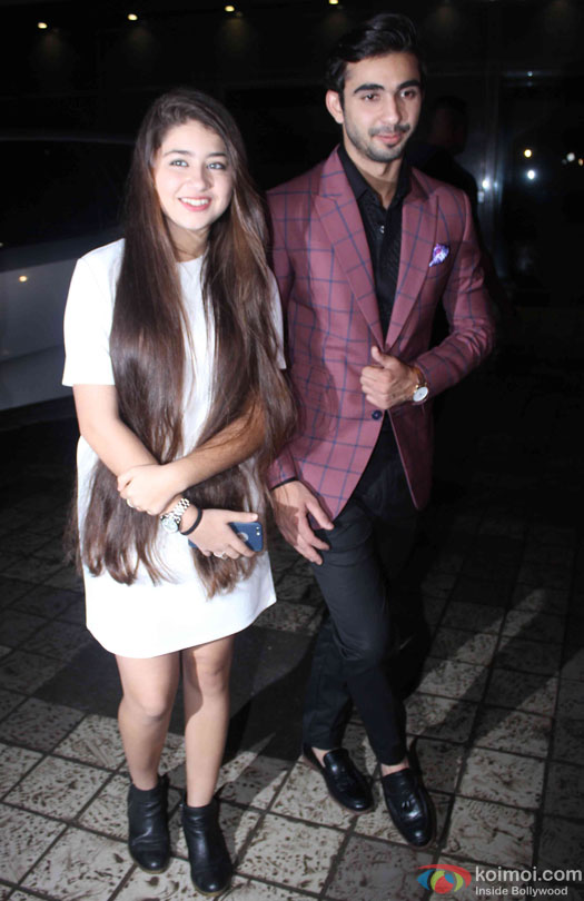 Aditi Bhatia and Abhishek Verma during the Divyanka Tripathi-Vivek Dahiya's Wedding Reception