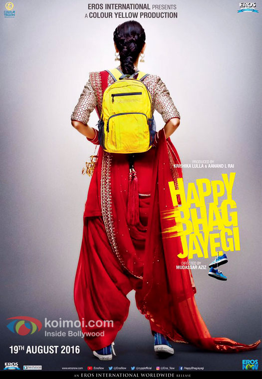 Diana Penty starrer Happy Bhag Jayegi poster