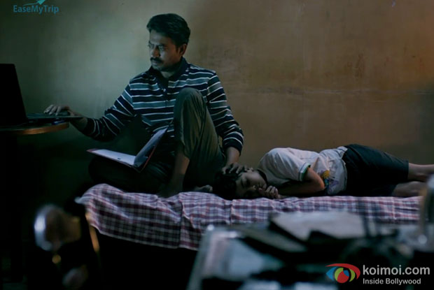 Irrfan Khan in a still from Madaari