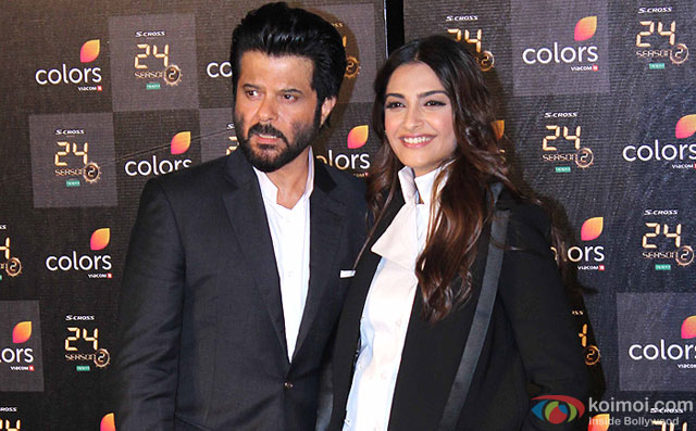 Anil Kapoor and Sonam Kapoor