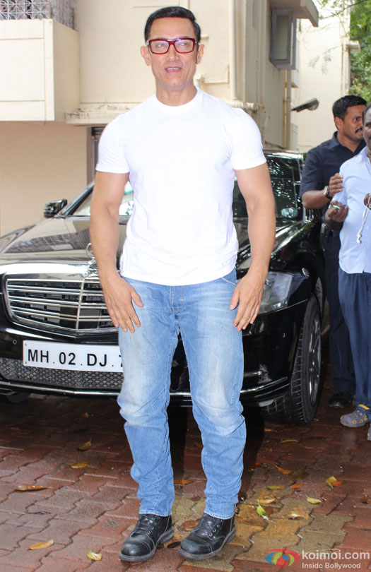 Aamir Khan celebrated Eid with media