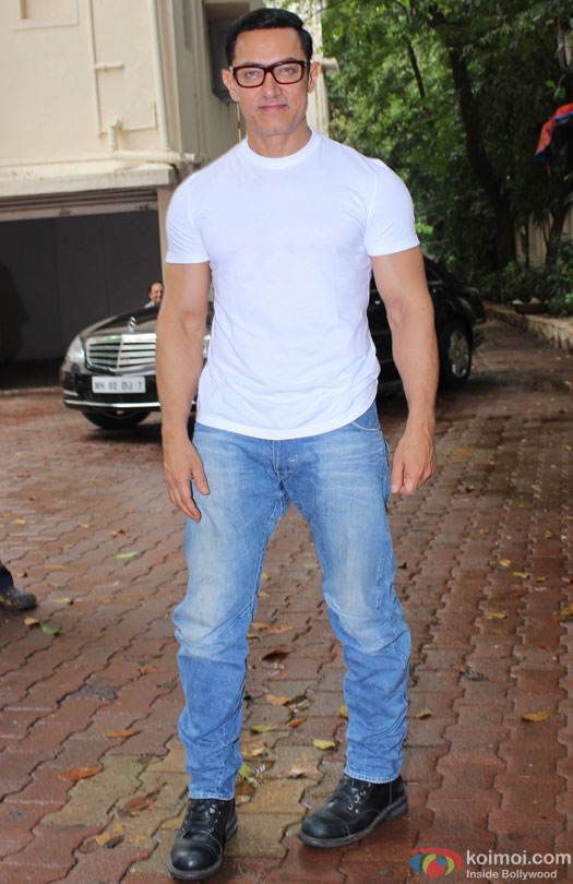 Aamir Khan celebrated Eid with media
