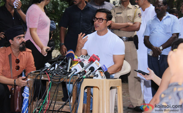 Aamir Khan celebrated Eid with media