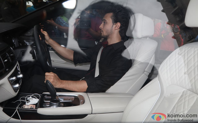 Aayush Sharma Celebrating Eid Waves Out To Fans