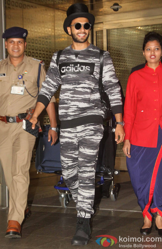Ranveer Singh spotted at Airport