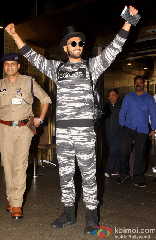 Ranveer Singh spotted at Airport