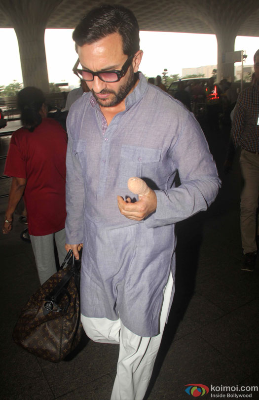 Saif Ali Khan Spotted At Airport