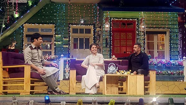 Salman Khan and Anushka Sharma appears on The Kapil Sharma Show to promote Sultan!