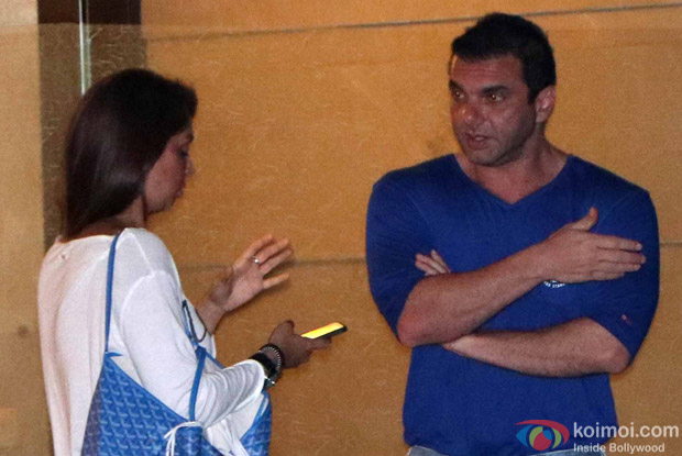 Seema Sachdev Khan and Sohil Khan Arrived For Arpita Khan’s Birthday Bash 