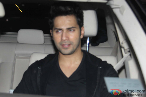 Varun Dhawan Arrived For Arpita Khan’s Birthday Bash 