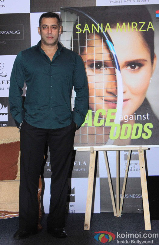 Salman Khan release Sania's autobiography, Ace Against Odds