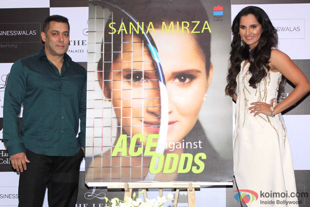 Salman Khan release Sania's autobiography, Ace Against Odds
