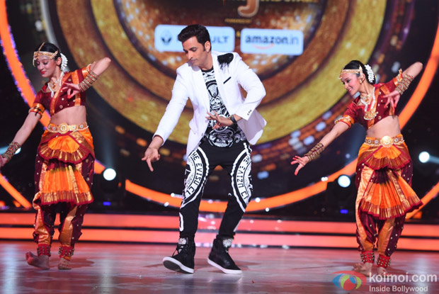 Ganesh Hegde on the sets of Jhalak Dikhhla Jaa