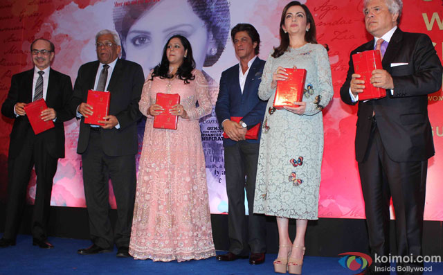 Shah Rukh Khan and Nita Ambani At The Book Launch Of Gunjan Jain