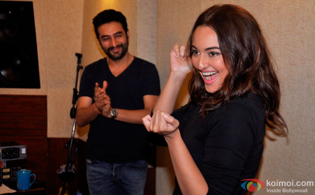 Sonakshi Sinha Snapped Recording A New Song For Fim Akira