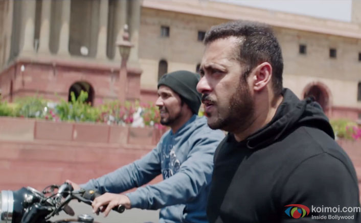 Randeep Hooda and Salman Khan in a still from Sultan