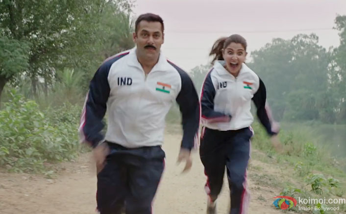 Salman Khan and Anushka Sharma in a still from Sultan