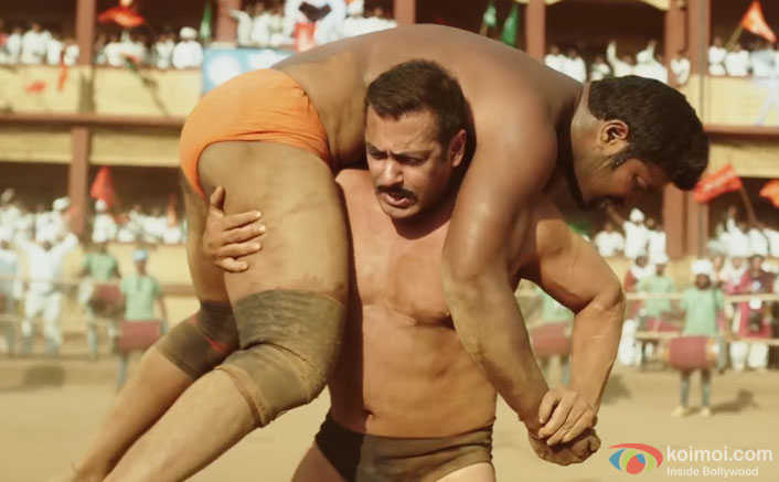 Salman Khan in a still from Sultan