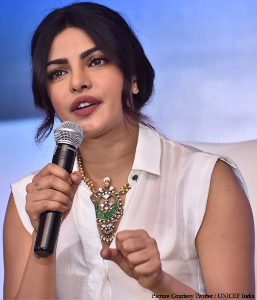priyanka chopra launch of Fair Start campaign in New Delhi powered by UNICEF India