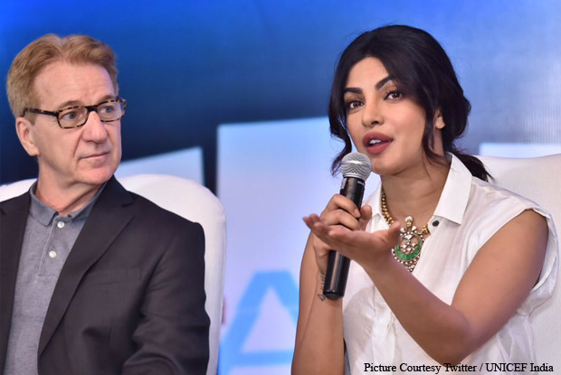 priyanka chopra launch of Fair Start campaign in New Delhi powered by UNICEF India