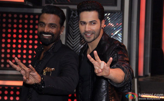 Varun Dhawan during the promotion of film 'Dishoom' on the sets of 'Dance +'