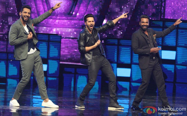 Varun Dhawan during the promotion of film 'Dishoom' on the sets of 'Dance +'
