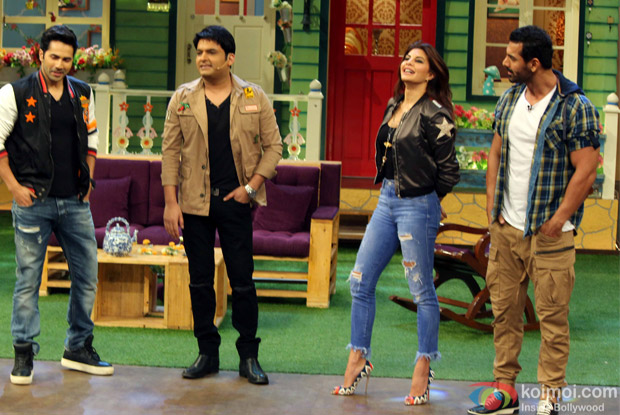 Kapil Sharma, Jacqueline Fernandez John Abraham and Varun Dhawan On The Sets of Kapil Sharma's Show