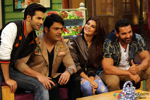Kapil Sharma, Jacqueline Fernandez John Abraham and Varun Dhawan On The Sets of Kapil Sharma's Show