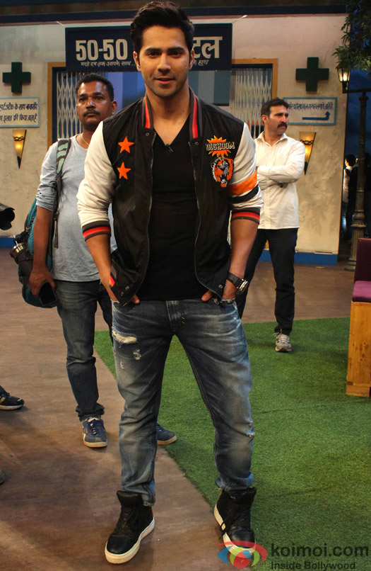Varun Dhawan On The Sets of Kapil Sharma's Show