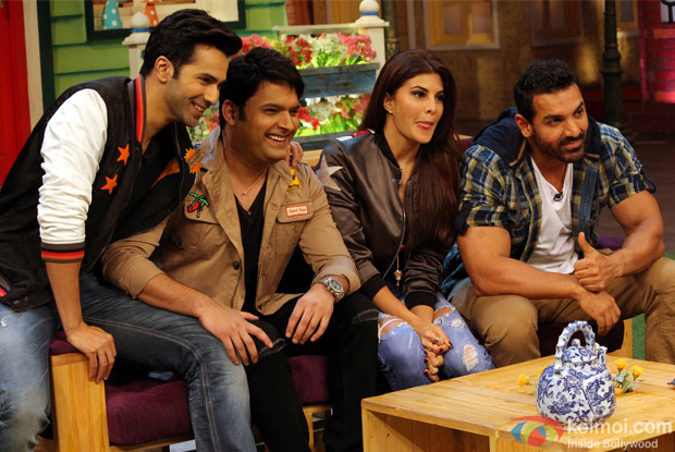 Kapil Sharma, Jacqueline Fernandez John Abraham and Varun Dhawan On The Sets of Kapil Sharma's Show