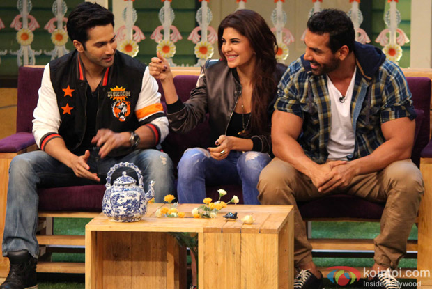 Kapil Sharma, Jacqueline Fernandez John Abraham and Varun Dhawan On The Sets of Kapil Sharma's Show