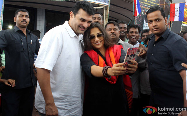 Vidya Balan and Siddharth Roy Kapur watch Kabali