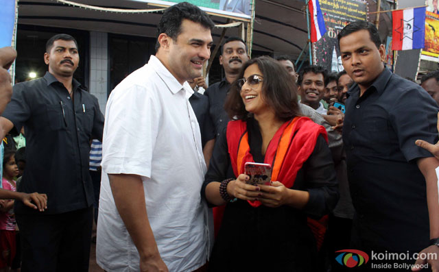 Vidya Balan and Siddharth Roy Kapur watch Kabali