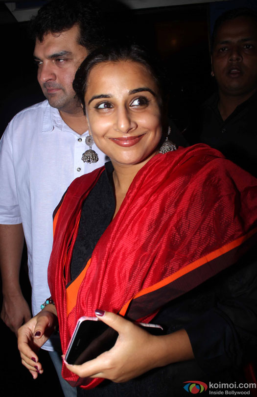 Vidya Balan and Siddharth Roy Kapur watch Kabali