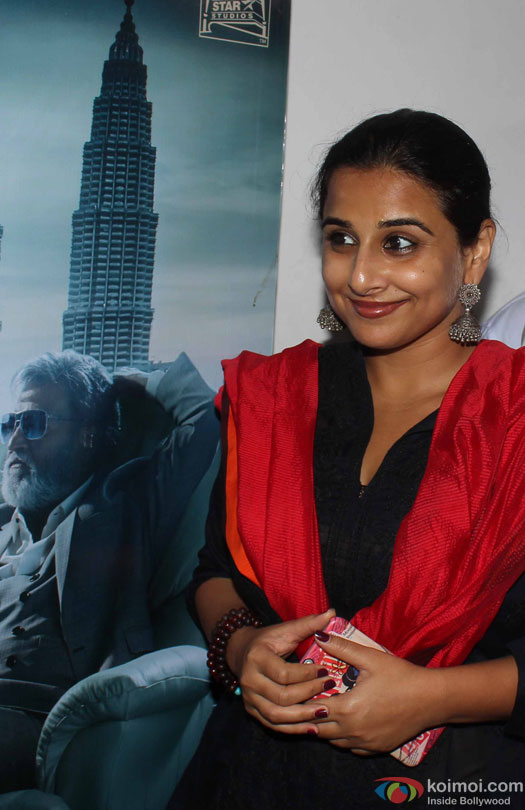 Vidya Balan watch Kabali