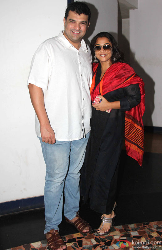 Vidya Balan and Siddharth Roy Kapur watch Kabali