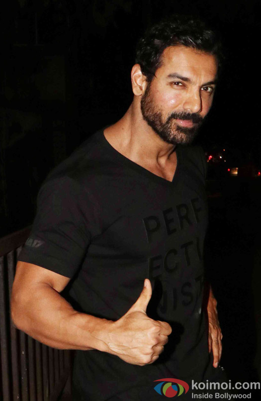 John Abraham spotted at santacruze