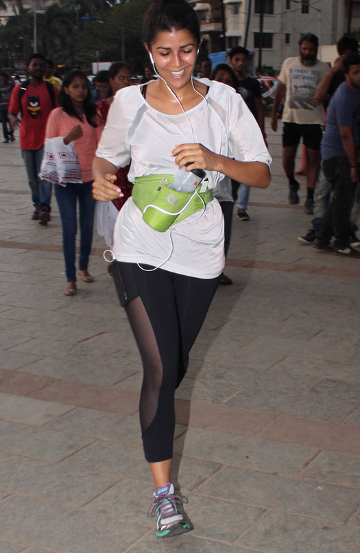 Nimrat Kaur spotted at bandra