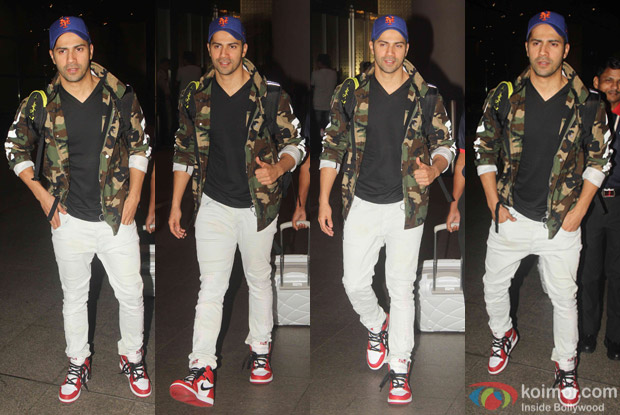 Varun Dhawan spotted at Airport