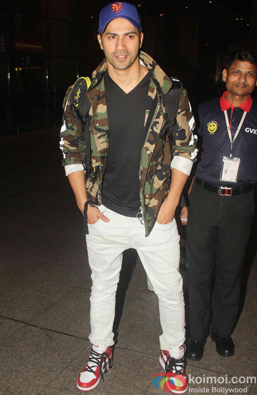 Varun Dhawan spotted at Airport