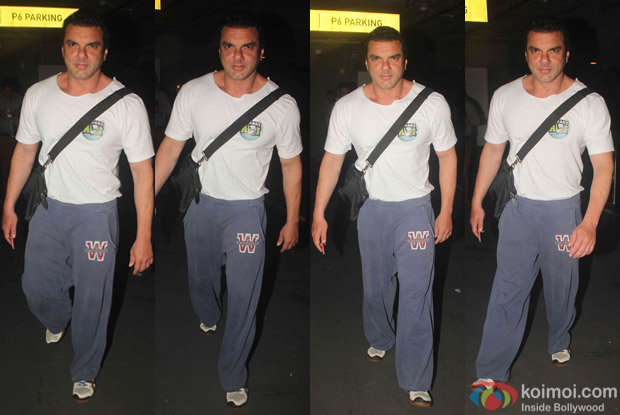 Sohail Khan spotted at Airport