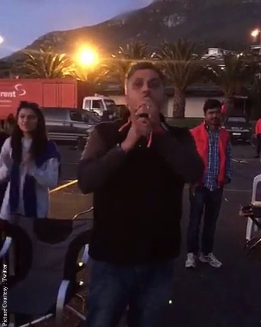 Mohit Suri on the sets of Half Girlfriend