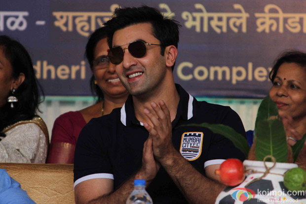 Ranbir Kapoor during Janmashtami celebration