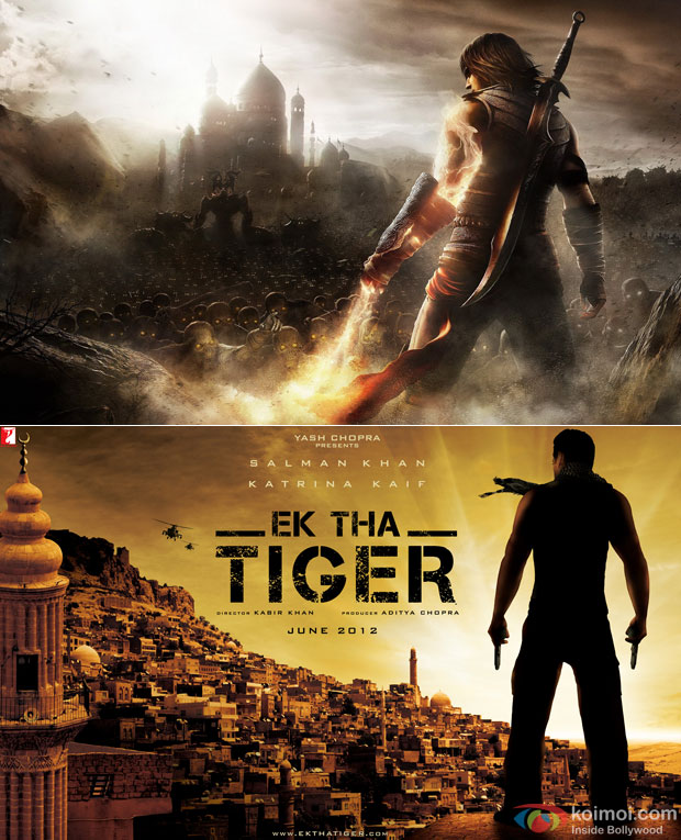 Ek Tha Tiger & Prince Of Persia Game: Copied A Game Poster..Really?