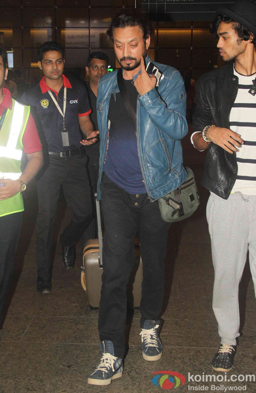 Irrfan Khan spotted at airport