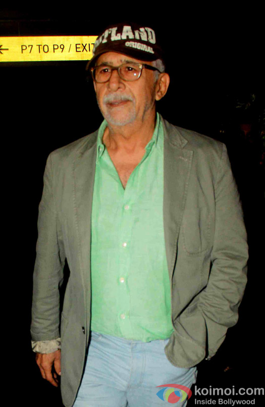 Naseeruddin Shah spotted at airport
