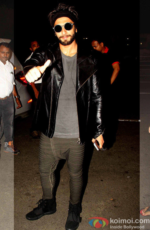 Ranveer Singh spotted at airport