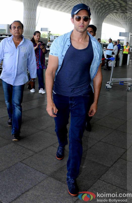 Hrithik Roshan spotted at airport