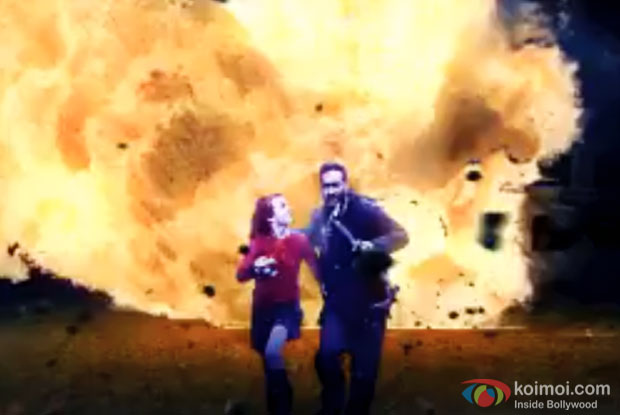 Check Shivaay New Motion Poster Of Destruction